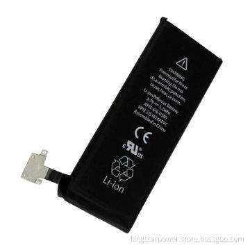 Li-polymer Mobile Phone Battery for iPhone 4GS 4S 4s, APN 616-0579 616-0580 616-0582, 3.7V 5.3Whr
